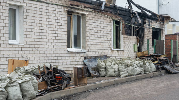 Professional Fire Damage Removal technician working in Springfield, VA